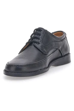 Uomo MAX DILLAN Scarpe Stringate Nere in Pelle Made in Italy 150