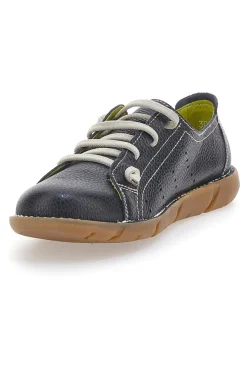 Donna PITTARELLO TIERRA Scarpe Stringate Nere In Vera Pelle 30234