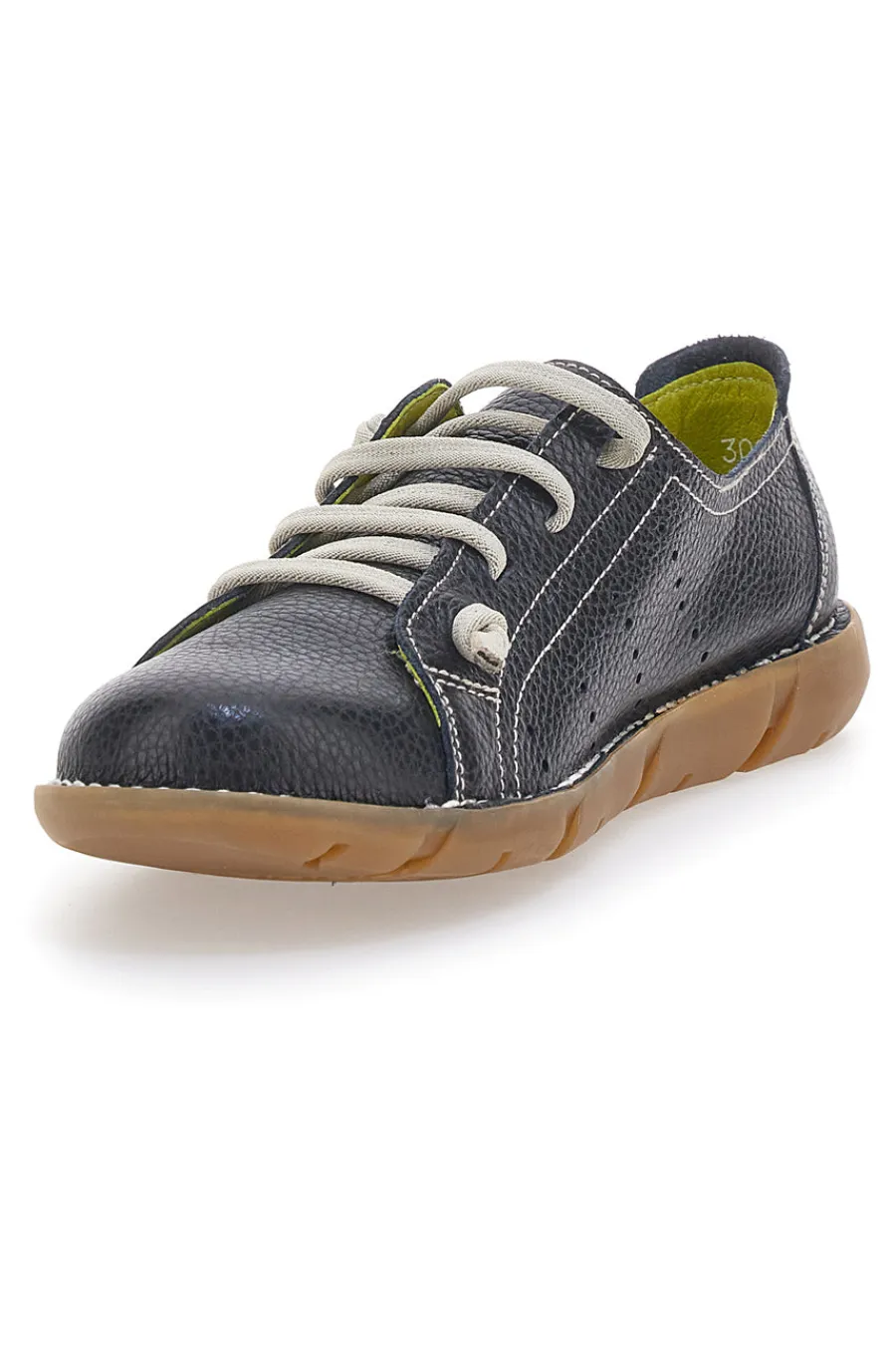 Donna PITTARELLO TIERRA Scarpe Stringate Nere In Vera Pelle 30234