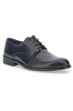 Uomo PITTARELLO Scarpe Stringate Nere In Vera Pelle 7720