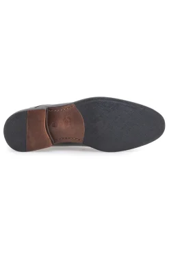 Uomo MAX DILLAN Scarpe Stringate Nere In Vera Pelle 1
