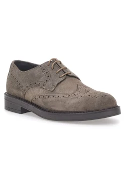 Uomo LONGFORD Scarpe Stringate In Pelle Scamosciata 595