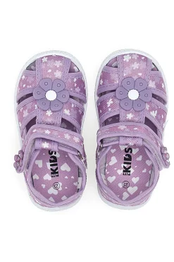 PITT KIDS Scarpe viola con doppio strappo PK2876B