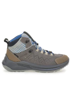TRACK DOWN Scarponcini da trekking grigi waterproof con dettagli blu 15503S48T Best