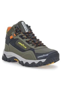 Uomo GOODYEAR Scarponcini da Trekking Verdi 32003