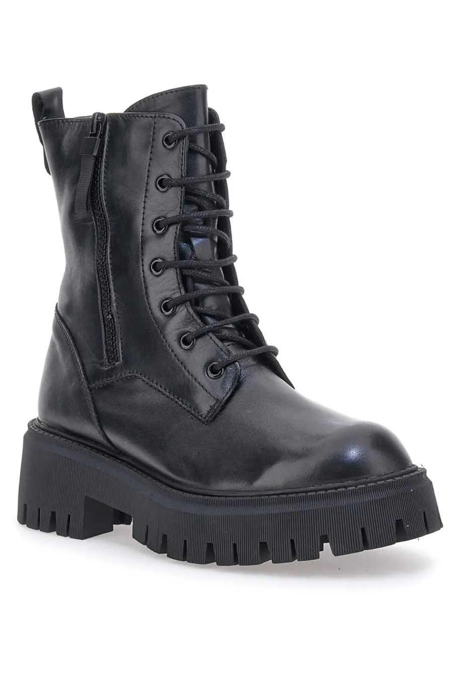 Donna BLACK SHOOT e Amphibien aus echtem Leder 20605