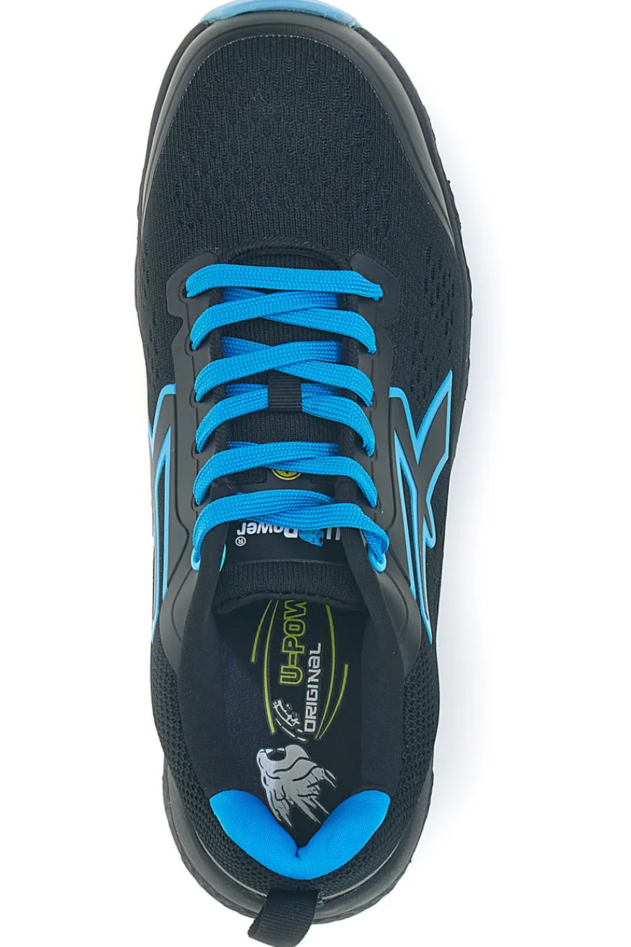 Uomo U.POWER Schwarze atmungsaktive Sicherheitsschuhe U-power Deon ESD S1PS HI HRO FO SR