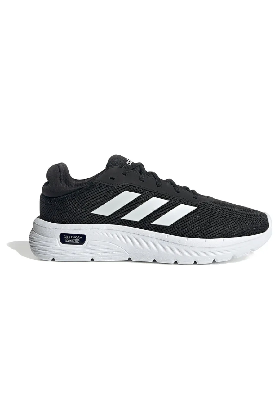Uomo ADIDAS Schwarze Laufschuhe mit weißer Sohle CLOUDFOAM COMFY