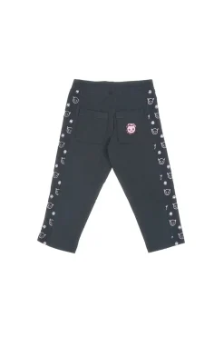 PITT KIDS e Leggings mit lila Details PT-K-LG-702