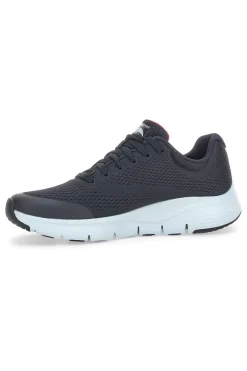 Uomo SKECHERS Schwarzer Arch Fit Laufschuh