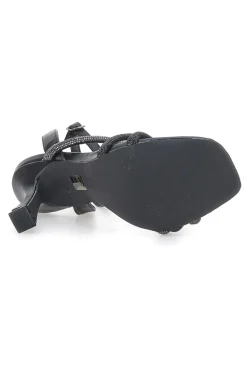 THE FIRST e Sandale mit Spulenabsatz 625 SCHWARZ Online