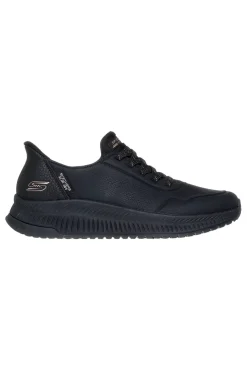 SKECHERS e Slip-In-Sneaker mit Memory Foam BOBS SQUAD 4 KEY LOOK SCHWARZ Clearance