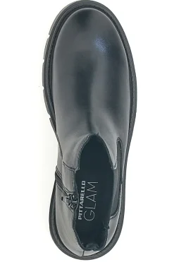 Donna PITTARELLO GLAM e Stiefeletten aus echtem Leder mit seitlichem Gummizug 2546019