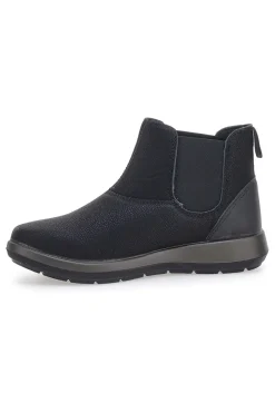 Donna INBLU e Stiefeletten mit Hammerschlageffekt WG059014