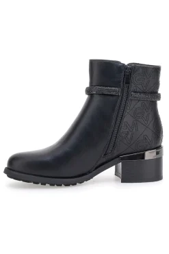 GMV e Stiefeletten mit mittlerem Absatz GIAN MARCO VENTURI TR0305 SCHWARZ