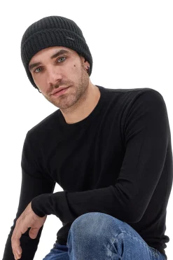 CLASS Schwarze Strickmütze Gian Marco Venturi 73116