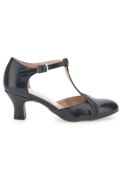THE FIRST DANCE e Tanzschuhe mit Ledersohle Made in Italy 5554 SCHWARZ Best