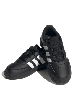 ADIDAS Schwarze Turnschuhe mit weißen Streifen Breaknet 2.0