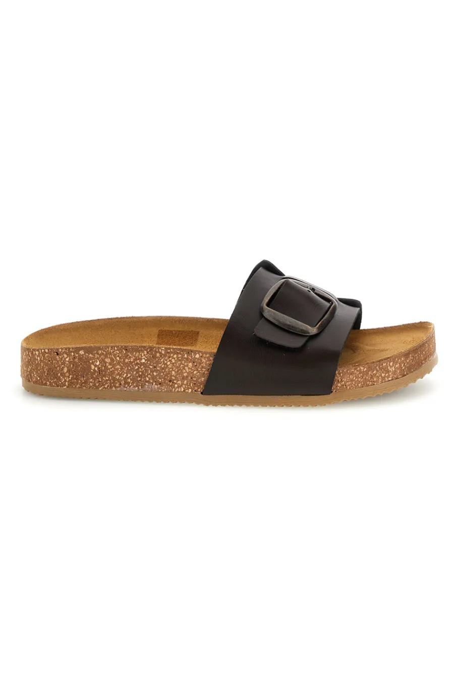 PITTARELLO TIERRA Schwarz Hausschuhe mit Schnalle 3A1100SR TESTA DI MORO