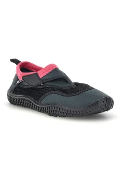 Donna ARENA Schwarz und rosa Wasserschuhe mit verstellbarem Verschluss