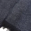 RONCATO Sciarpa blu fantasia spigata calda 46,003,02