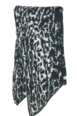 Donna PITTARELLO Sciarpa Nera e Bianca da Donna Animalier 1151/D