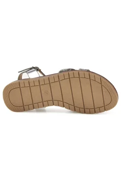 CAFE' COST ne Sandalen mit geflochtenen Riemen Café kosten RH24 SILBER New