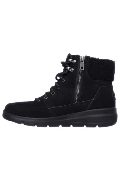 Donna SKECHERS – Glacial Ultra Woodlands – e Wildleder-Stiefeletten mit Sherpa-Futter
