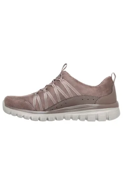 SKECHERS Graceful Cozy Hug – waschbare Sneaker aus veganem Memory-Schaum in Taupe BEIGE Sale