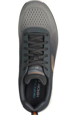 Uomo SKECHERS Track Ripkent Graue Turnschuhe