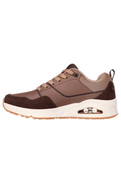 Uomo SKECHERS – Uno Retro One Airbag – Sneaker aus em Leder und Wildleder