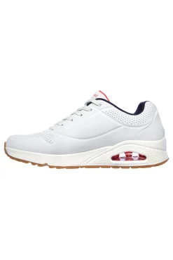 Uomo SKECHERS Uno - Stand On Air Bianche e Blu