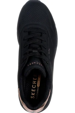 Donna SKECHERS – Uno Wedge Hi Steps – e Keilsneaker mit goldenen Details