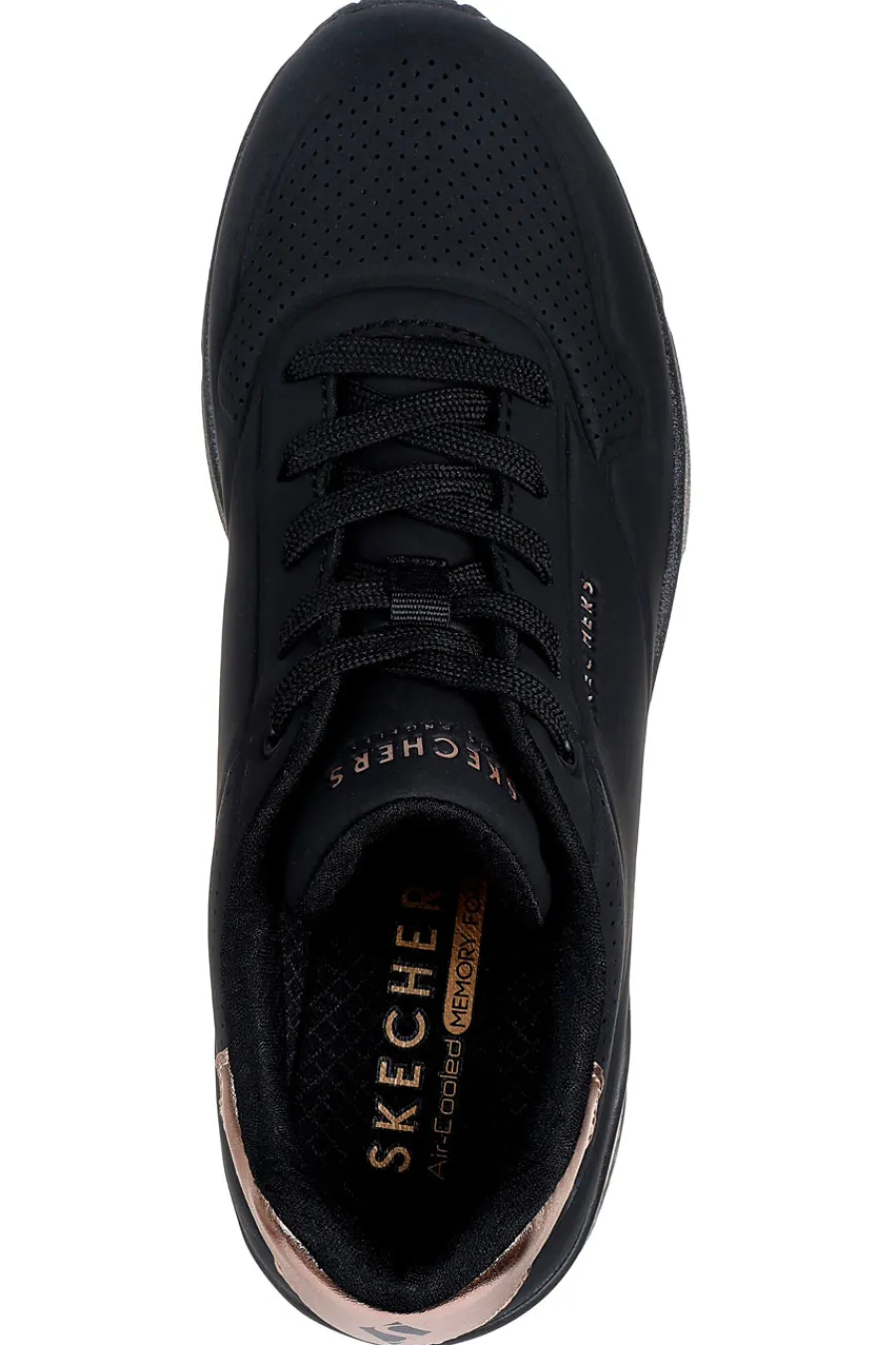 Donna SKECHERS – Uno Wedge Hi Steps – e Keilsneaker mit goldenen Details