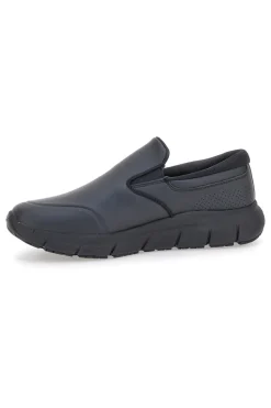 Uomo JOMA Slip on nere con suola ammortizzata Memory Foam Keops Men 2521