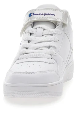 CHAMPION Snaekers mid-cut bianche con velcro RD15 MID G GS