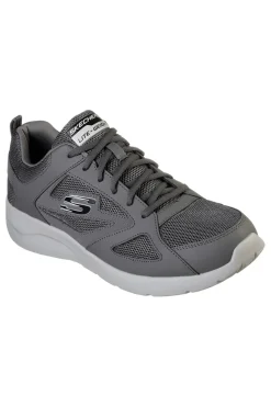 Uomo SKECHERS Sneaker grigia con lacci DYNAMIGHT 2.0 FALLFORD