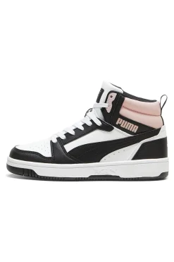 PUMA Sneakers Alte Bianche e Nere REBOUND V6