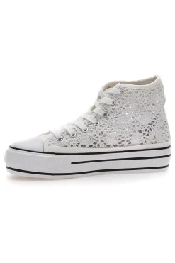 ENERGY Sneakers Alte Pizzo Bianche 110 Discount