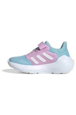 ADIDAS Sneakers azzurre e lilla traspiranti con strappo Tensaur Run 3.0 EL C