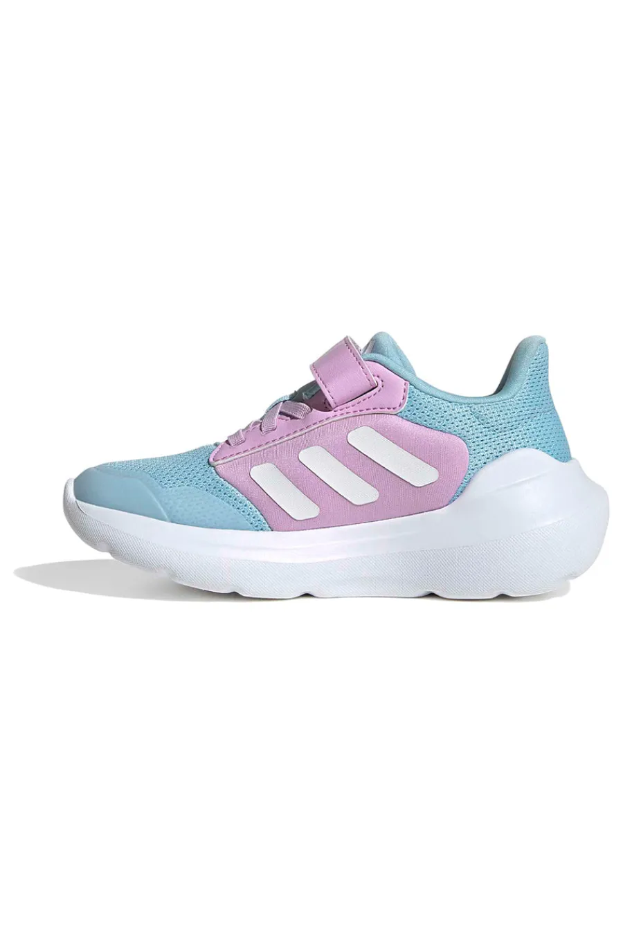 ADIDAS Sneakers azzurre e lilla traspiranti con strappo Tensaur Run 3.0 EL C