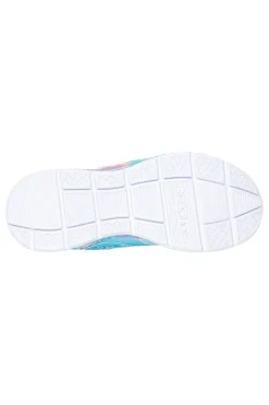 SKECHERS Sneakers Azzurre e Rosa Con Luci S-Lights Mermaid Dreams