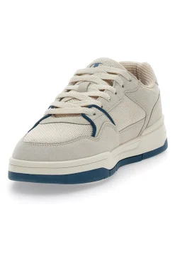 CHAMPION Sneakers Beige con Dettagli Blu RD18 HERITAGE BAJA B GS