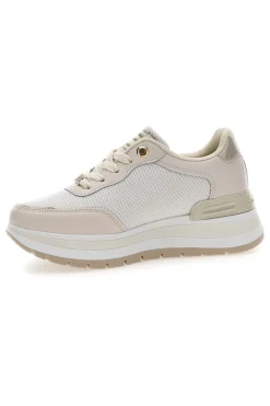 LAURA BIAGIOTTI Sneakers beige con inserti glitterati 9235 Clearance