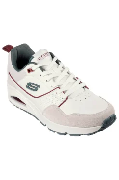 Uomo SKECHERS Sneakers Beige con Intersuola ammortizzata ad aria Skech-Air Uno - Retro One
