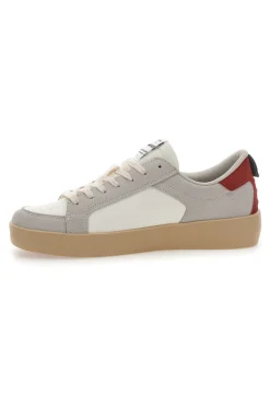 Uomo GAS Sneakers beige e bianche con inserti a contrasto NIKA MIX