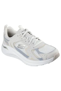 Donna SKECHERS Sneakers beige e grigie con supporto plantare Arch Fit 2 Vintage Luxe
