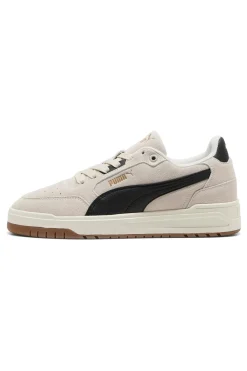 Uomo PUMA Sneakers beige in tessuto scamosciato con dettagli neri Shuffle Downtown SD