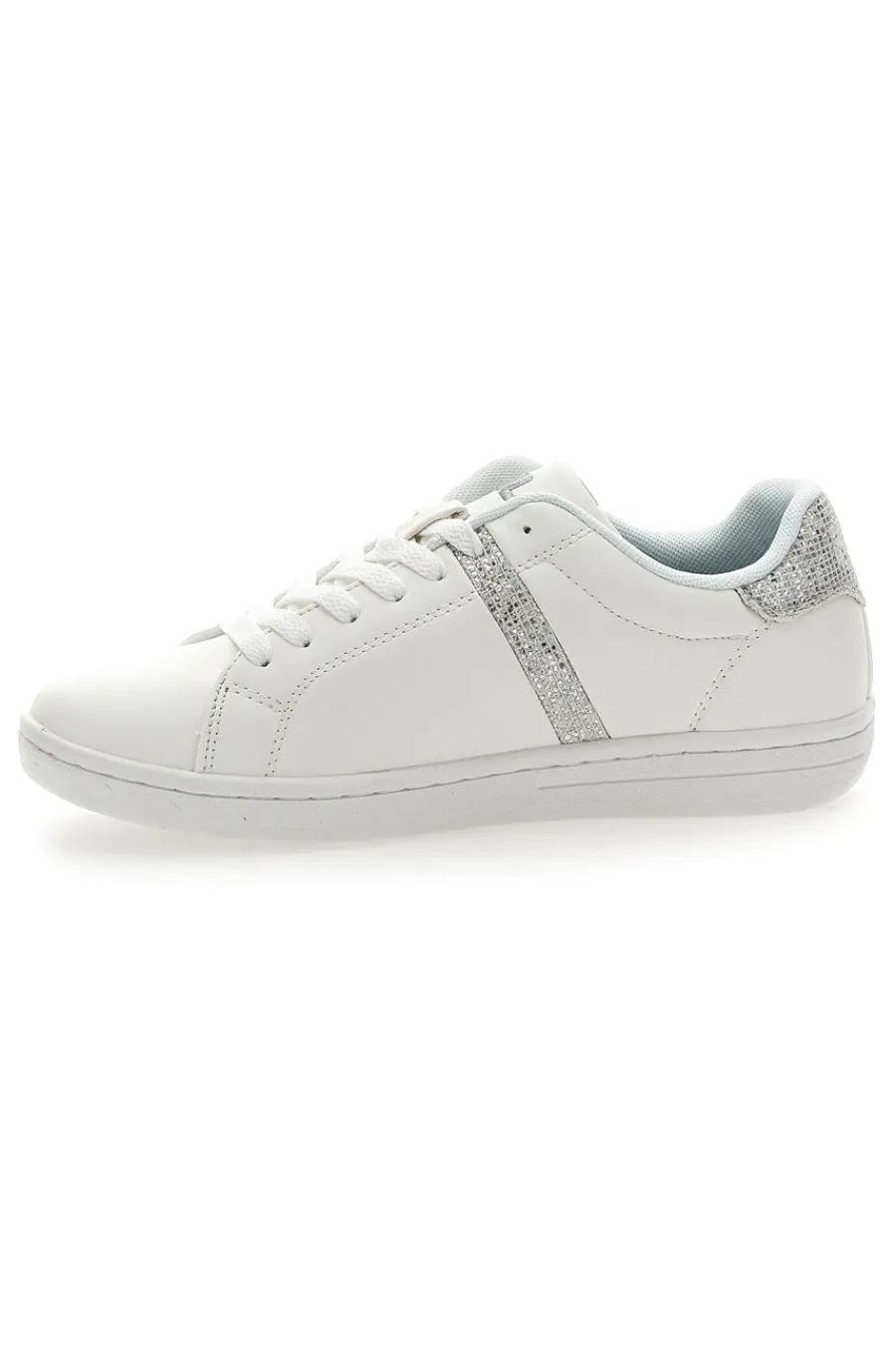 Donna FILA Sneakers Bianche Con Brillantini Argento CrossCourt 2 F Wmn