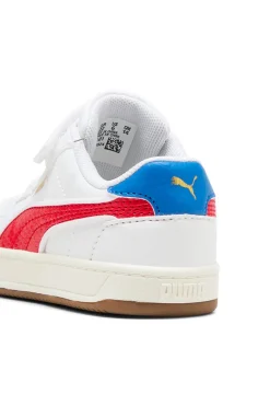 PUMA Sneakers bianche con dettagli rossi e blu Caven 2.0 Retro AC+